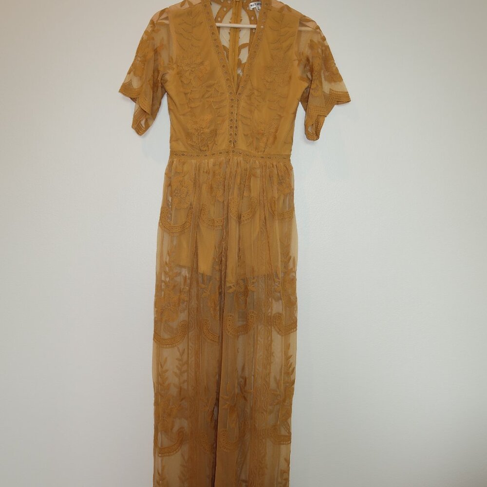 Wild Honey Lace Maxi Dress